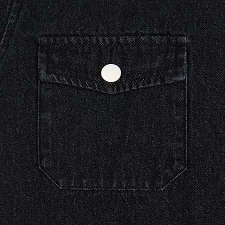 Куртка джинсовая O3, черная, размер 3XL/4XL