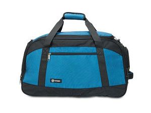 Сумка спортивная, цвет: синий, черный