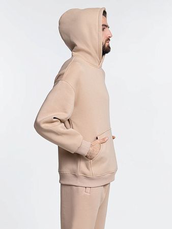 Худи Kulonga Oversize, бежевое (песочное), размер XL/2XL