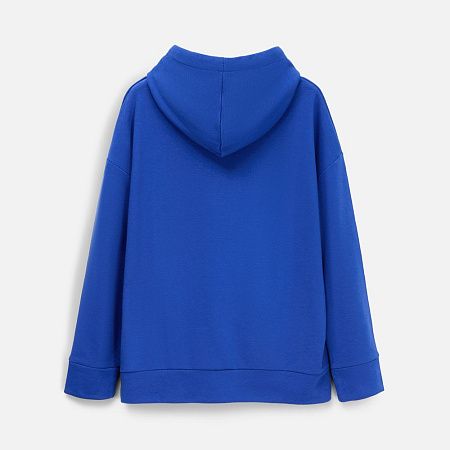 Худи унисекс H2, синее, размер XS/S