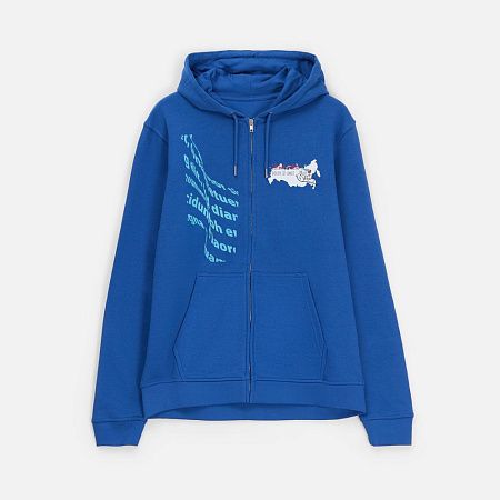 Толстовка унисекс Calipso, ярко-синяя (royal), размер S