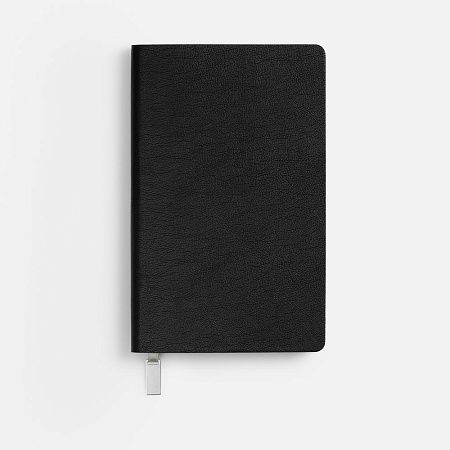 Ежедневник Petrus, недатированный, черный с серебром