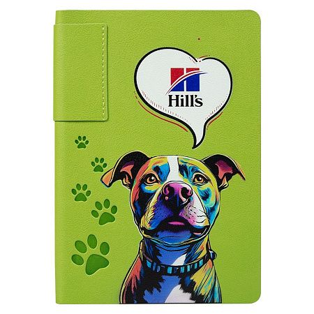 Ежедневник Flexy Star Sivilia Print Sample Hills А5, салатовый, недатированный, в гибкой обложке