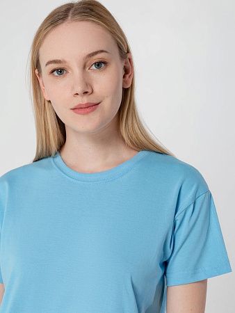 Футболка унисекс T-Bolka 160, голубая, размер XL v2
