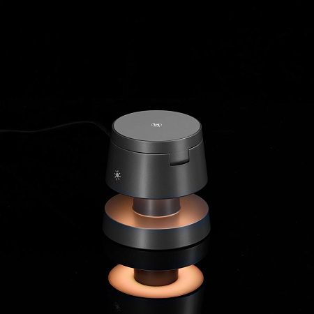 Станция беспроводной зарядки с подсветкой Lume, серая
