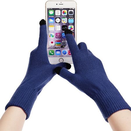 Перчатки сенсорные Urban Flow, темно-синий, размер L/XL