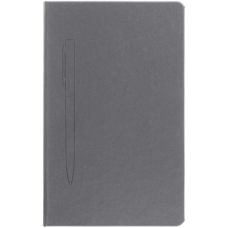 Ежедневник Magnet Shall, недатированный, серый