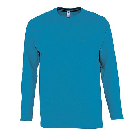 Футболка мужская с длинным рукавом Monarch, голубая, размер M