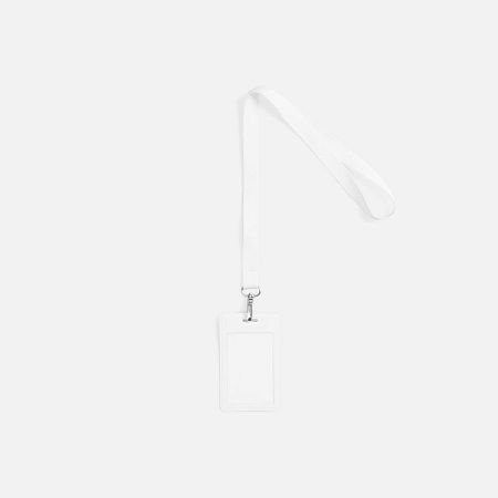 Лента для бейджа Pin, белая