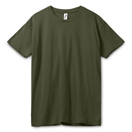 Футболка унисекс Regent 150, темный хаки, размер XS