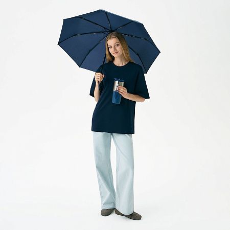 Зонт обратного сложения Олимп (Olymp), синий