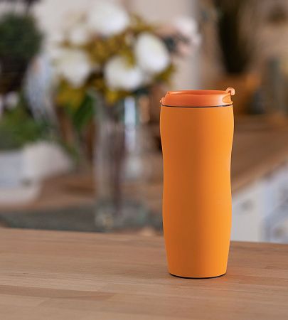 Термостакан "Монтана" 400 мл, покрытие soft touch