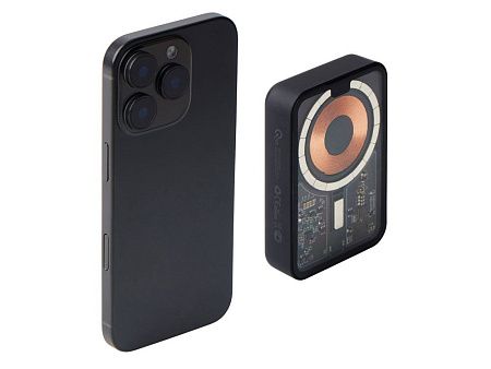 Беспроводной магнитный внешний аккумулятор с QC\PD «MagnifIQ», 10000 мАч, 15 Вт