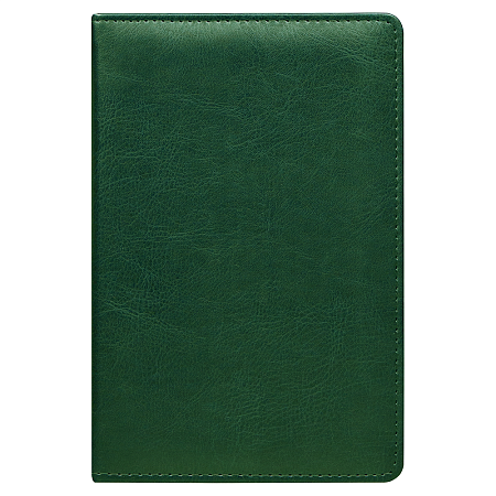 Ежедневник City Buffalino А5, недатированный, в твердой обложке с поролоном, зеленый