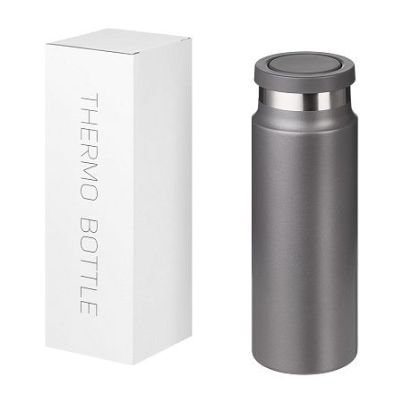 Термобутылка вакуумная герметичная Аллегра (Allegra), серая