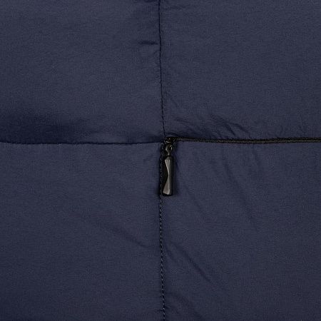 Пуховик унисекс Kapsula, темно-синий, размер XS/S