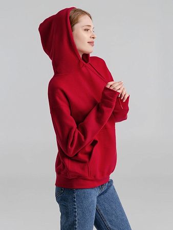 Толстовка с капюшоном Slam 320, красная, размер XS