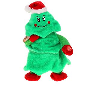 МЯГКАЯ ИГРУШКА МЕХАНИЧЕСКАЯ &amp;quot;ЕЛОЧКА&amp;quot; В КОЛПАКЕ ПОЕТ, ХОДИТ 333858