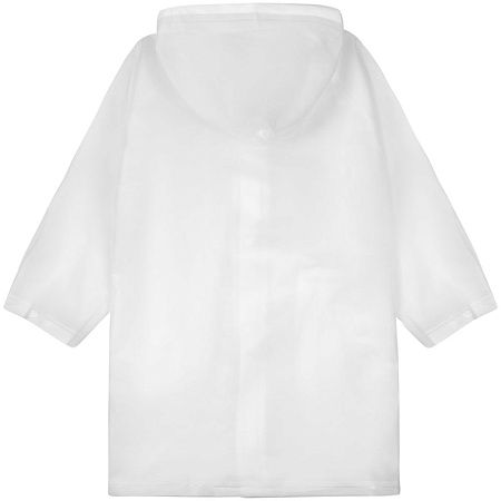 Дождевик детский RainDrop Kids, белый, размер 8 лет (118-128 см)