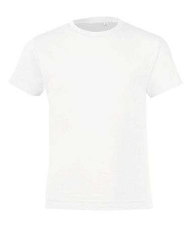 Футболка детская Regent Fit Kids, белая, размер 4 года (96-104 см)