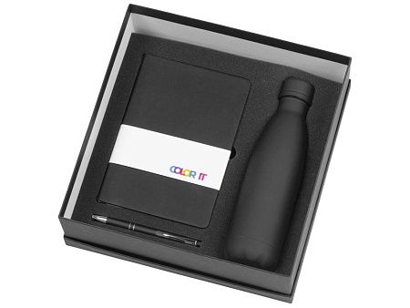 Подарочный набор "Color it" с блокнотом, металлической ручкой и термобутылкой