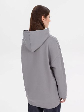 Худи оверсайз унисекс Outshine, серое, размер M/L