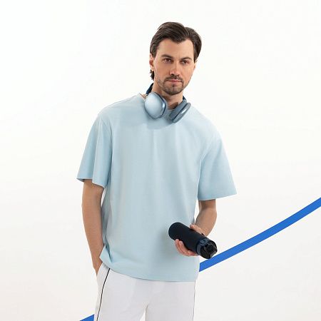 Футболка унисекс Раст Нео (Rust Neo), 240 гр., голубой