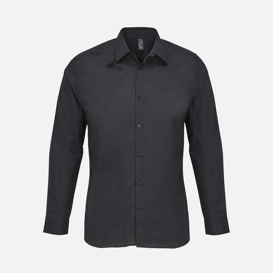 Рубашка мужская Bailey, черная, размер S