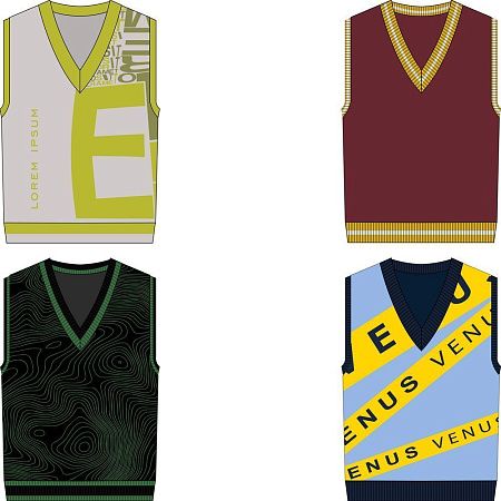 Жилет на заказ Classic Fint, полушерсть, размер M