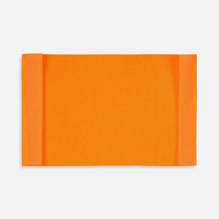 Лейбл тканевый Epsilon, XL, оранжевый неон