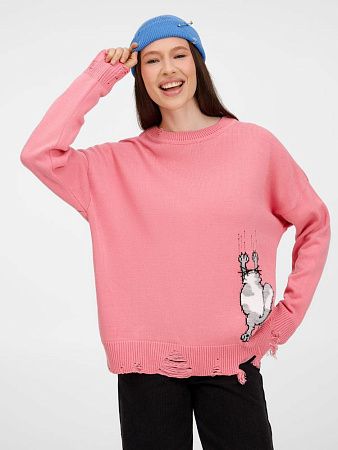 Джемпер Sharpick, розовый (фламинго), размер L/XL