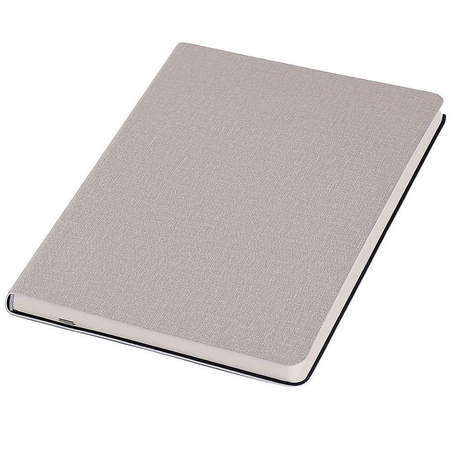 Ежедневник A5 недатированный Stefano в мягком переплёте, светло-серый