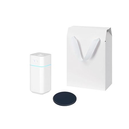 Подарочный набор Клауд НЕО, Аурис (Cloud NEO, Auris), синий (увлажнитель воздуха, зарядное устройство)