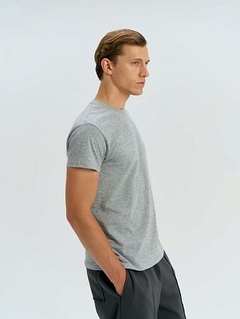 Футболка унисекс Regent 150, серый меланж, размер XXS