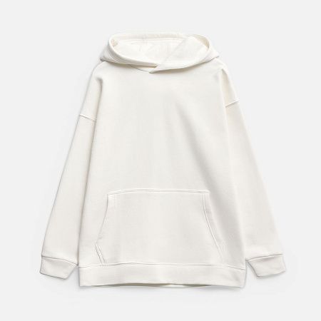 Худи оверсайз унисекс Snuggie, молочно-белое, размер XL/2XL