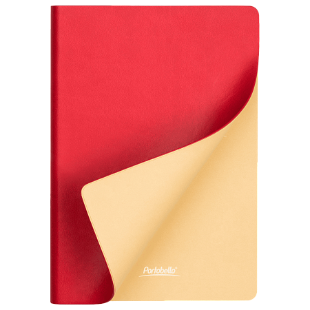 Ежедневник Латте (Latte NEW) недатированный, красный/бежевый