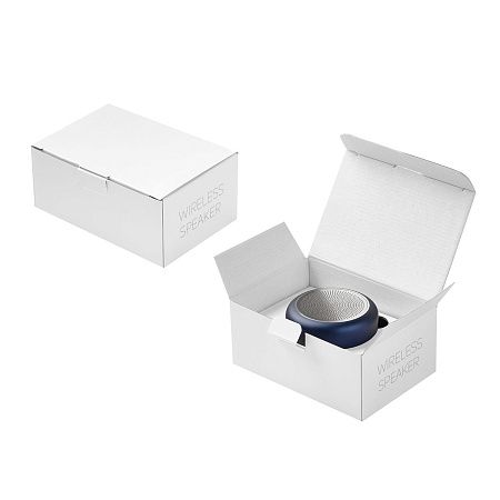 Беспроводная колонка Пэшн (Passion) 80dB 600 mAh (Bluetooth 5.0), синяя
