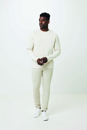 Свитшот Iqoniq Denali из переработанного неокрашенного хлопка, унисекс, 340 г/м²