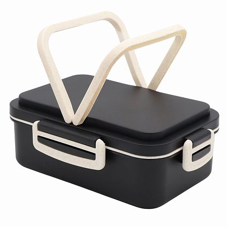 Ланчбокс (контейнер для еды) Inar из пшеничного волокна, синий