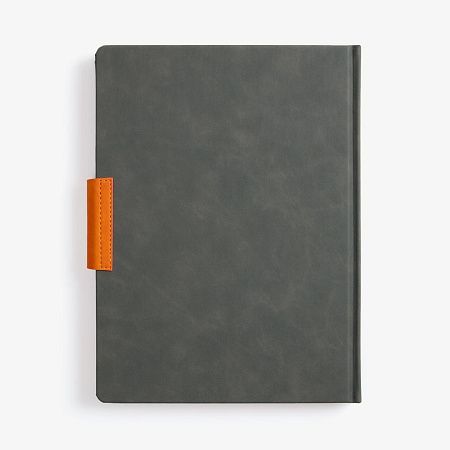 Ежедневник Grande Strap на заказ, датированный, серый