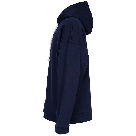 Худи унисекс оверсайз Seamark, темно-синее, размер M/L