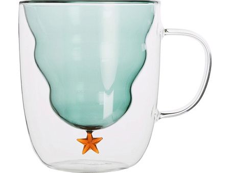 Кружка с двойными стенками с елочкой внутри «Winter Wonderland»