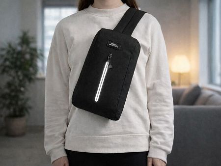 Сумка-слинг «Nomad» на одно плечо из водостойкого переработанного пластика