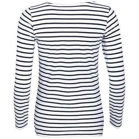 Футболка женская Marine Women, белая с темно-синим, размер XXL