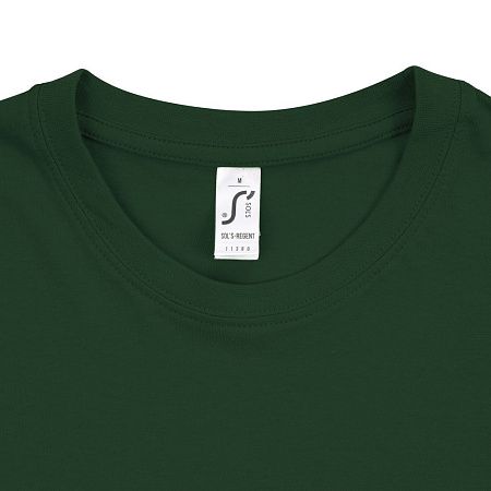 Футболка унисекс Regent 150, темно-зеленая, размер XXL