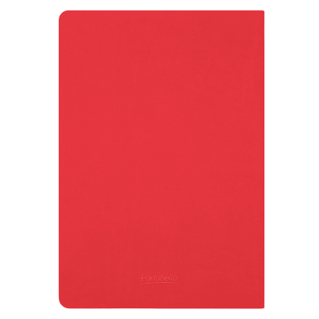 Ежедневник Латте софт-тач (Latte soft touch) недатированный, красный