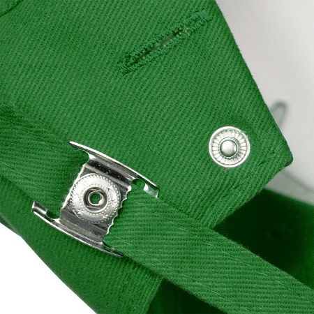 Кепка 5- панельная Oxford 300, c зеленым сендвичем, ярко-зеленая