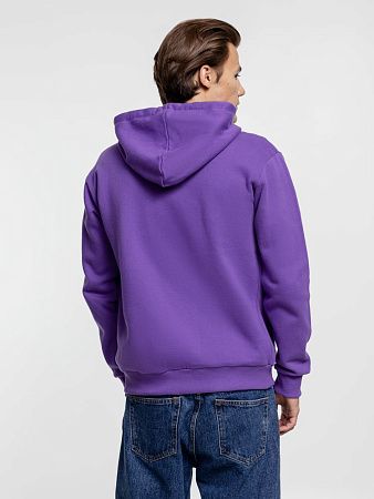 Толстовка на молнии с капюшоном Siverga Heavy, фиолетовая, размер XS