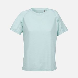 Футболка спортивная женская Vortex Women, ярко-бирюзовая под нанесение