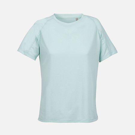 Футболка спортивная женская Vortex Women, зелено-голубая, размер S